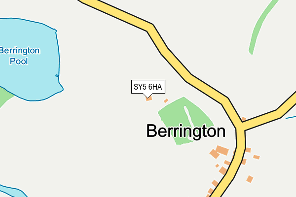 SY5 6HA map - OS OpenMap – Local (Ordnance Survey)