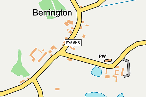 SY5 6HB map - OS OpenMap – Local (Ordnance Survey)