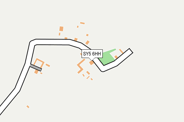 SY5 6HH map - OS OpenMap – Local (Ordnance Survey)