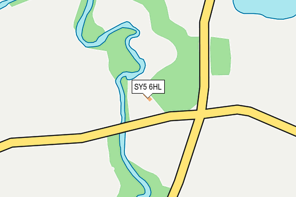 SY5 6HL map - OS OpenMap – Local (Ordnance Survey)