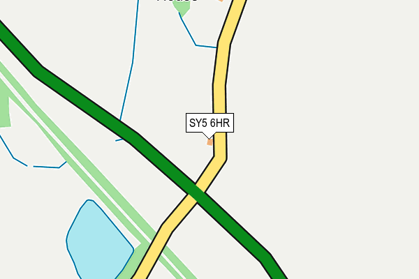 SY5 6HR map - OS OpenMap – Local (Ordnance Survey)