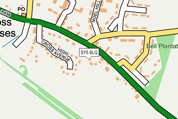 SY5 6LG map - OS OpenMap – Local (Ordnance Survey)