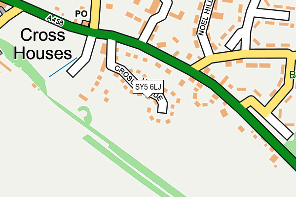 SY5 6LJ map - OS OpenMap – Local (Ordnance Survey)