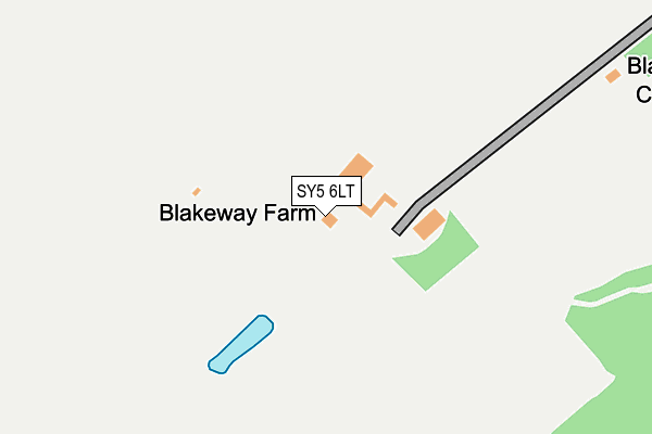 SY5 6LT map - OS OpenMap – Local (Ordnance Survey)