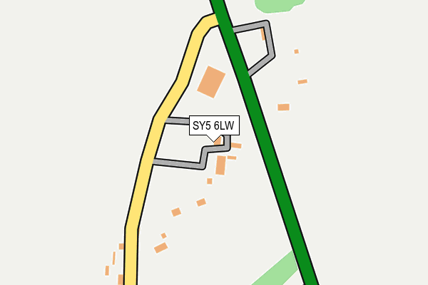SY5 6LW map - OS OpenMap – Local (Ordnance Survey)
