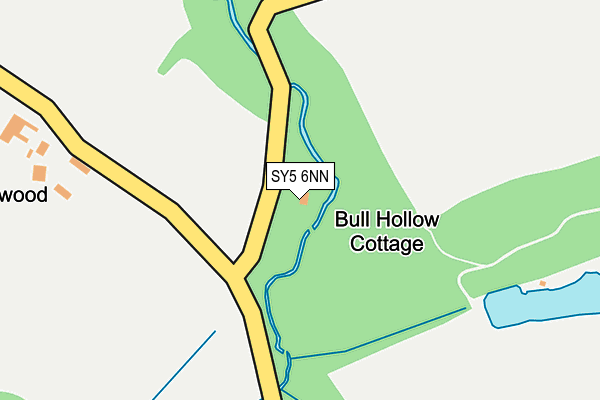 SY5 6NN map - OS OpenMap – Local (Ordnance Survey)