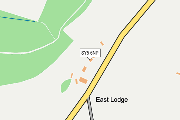 SY5 6NP map - OS OpenMap – Local (Ordnance Survey)
