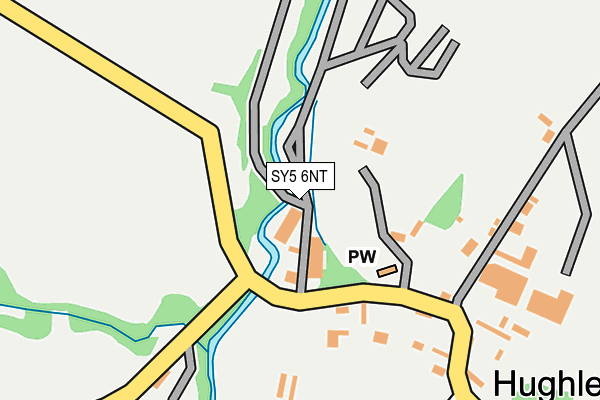 SY5 6NT map - OS OpenMap – Local (Ordnance Survey)