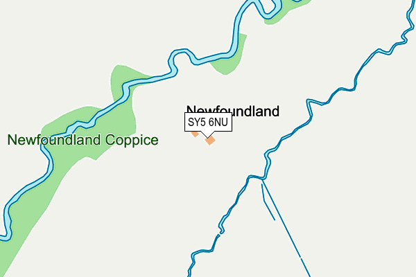 SY5 6NU map - OS OpenMap – Local (Ordnance Survey)