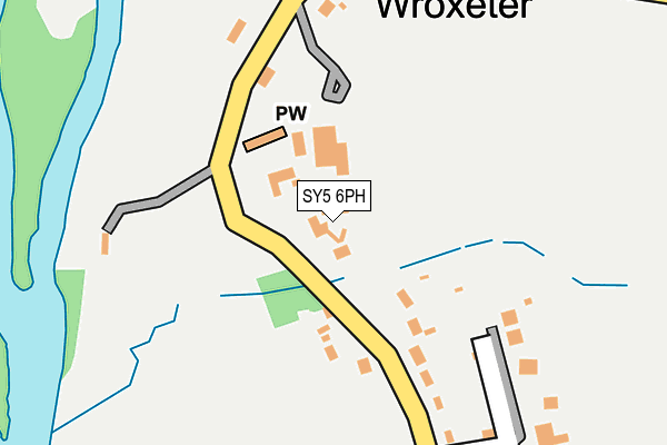 SY5 6PH map - OS OpenMap – Local (Ordnance Survey)