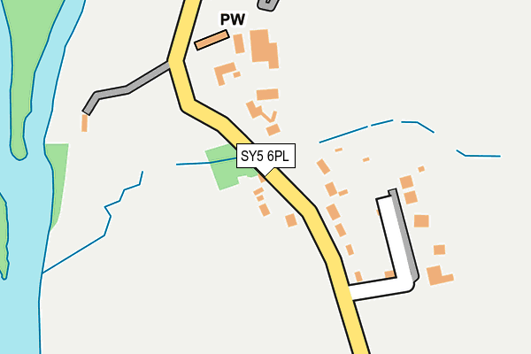 SY5 6PL map - OS OpenMap – Local (Ordnance Survey)