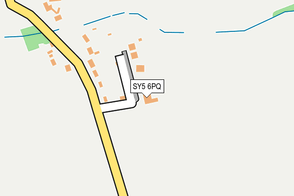 SY5 6PQ map - OS OpenMap – Local (Ordnance Survey)