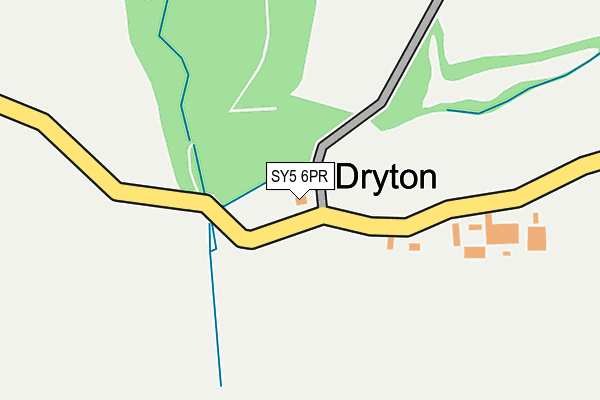 SY5 6PR map - OS OpenMap – Local (Ordnance Survey)