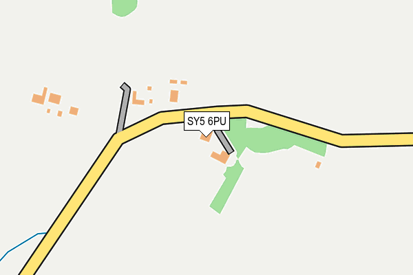 SY5 6PU map - OS OpenMap – Local (Ordnance Survey)