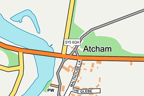 SY5 6QH map - OS OpenMap – Local (Ordnance Survey)