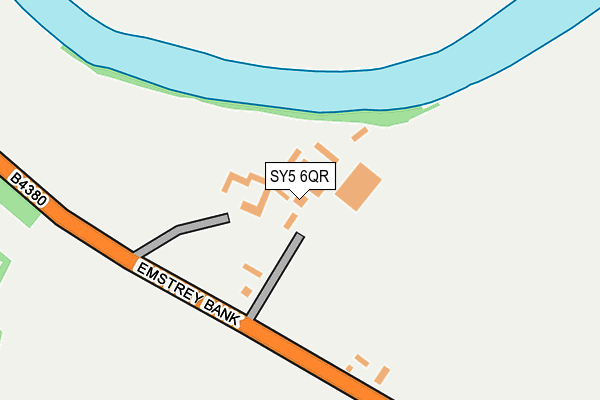 SY5 6QR map - OS OpenMap – Local (Ordnance Survey)