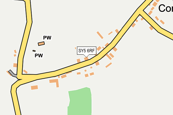 SY5 6RF map - OS OpenMap – Local (Ordnance Survey)