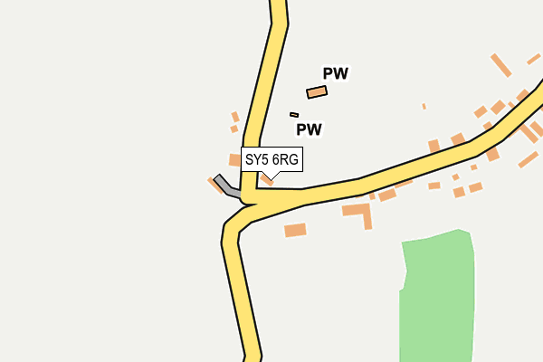 SY5 6RG map - OS OpenMap – Local (Ordnance Survey)
