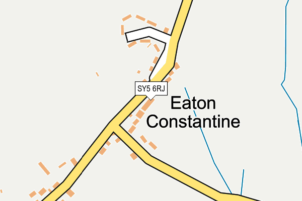 SY5 6RJ map - OS OpenMap – Local (Ordnance Survey)