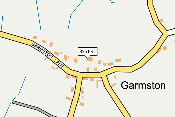 SY5 6RL map - OS OpenMap – Local (Ordnance Survey)