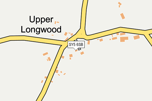 SY5 6SB map - OS OpenMap – Local (Ordnance Survey)