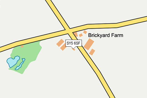 SY5 6SF map - OS OpenMap – Local (Ordnance Survey)