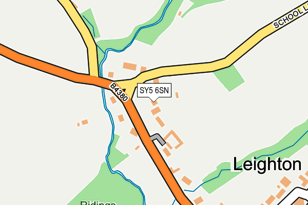 SY5 6SN map - OS OpenMap – Local (Ordnance Survey)