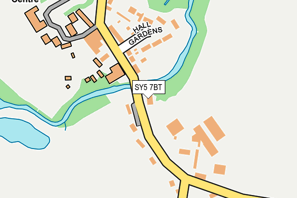 SY5 7BT map - OS OpenMap – Local (Ordnance Survey)