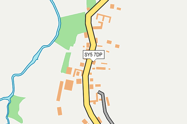 SY5 7DP map - OS OpenMap – Local (Ordnance Survey)