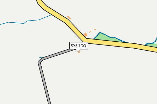 SY5 7DQ map - OS OpenMap – Local (Ordnance Survey)