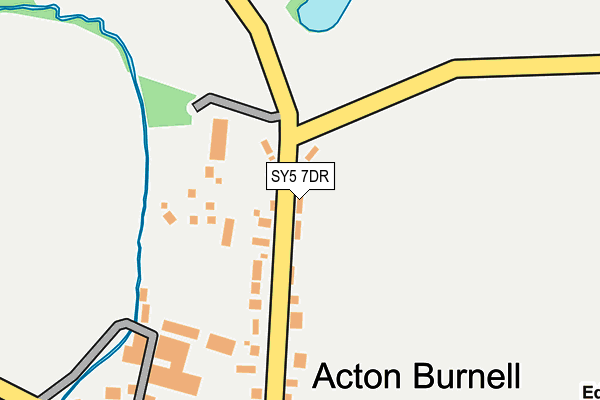 SY5 7DR map - OS OpenMap – Local (Ordnance Survey)