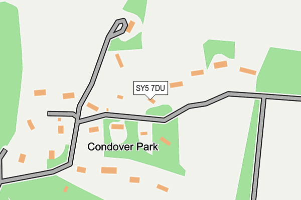 SY5 7DU map - OS OpenMap – Local (Ordnance Survey)
