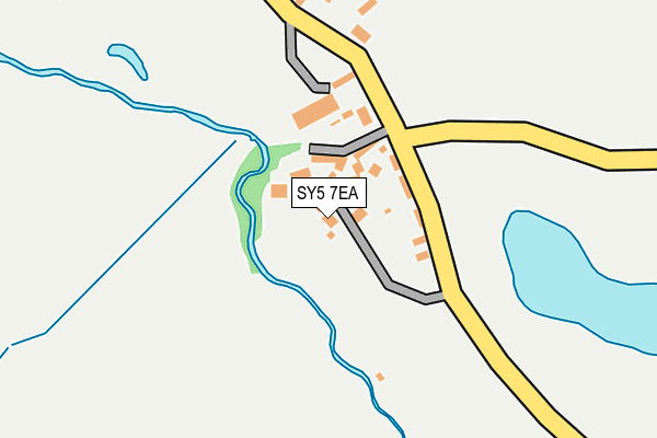 SY5 7EA map - OS OpenMap – Local (Ordnance Survey)