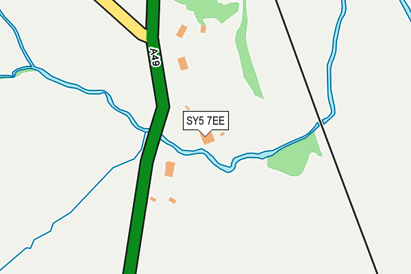 SY5 7EE map - OS OpenMap – Local (Ordnance Survey)