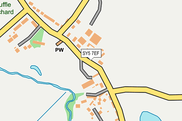 SY5 7EF map - OS OpenMap – Local (Ordnance Survey)