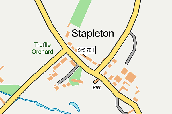 SY5 7EH map - OS OpenMap – Local (Ordnance Survey)