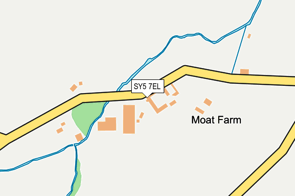 SY5 7EL map - OS OpenMap – Local (Ordnance Survey)