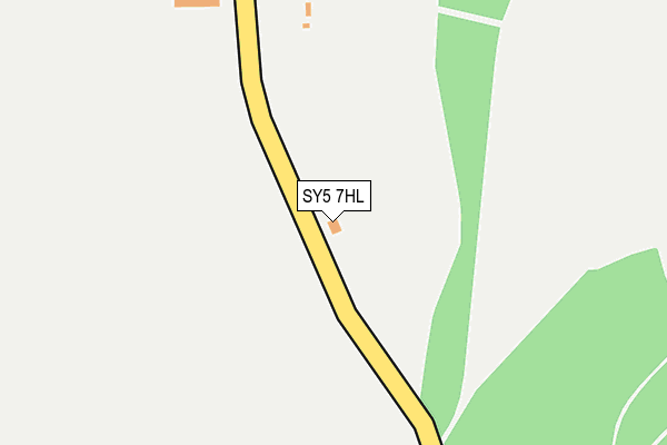 SY5 7HL map - OS OpenMap – Local (Ordnance Survey)