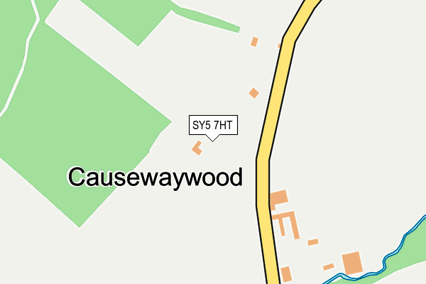 SY5 7HT map - OS OpenMap – Local (Ordnance Survey)