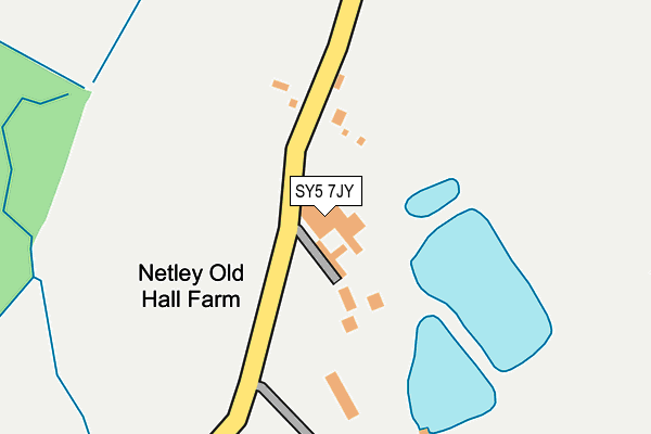 SY5 7JY map - OS OpenMap – Local (Ordnance Survey)