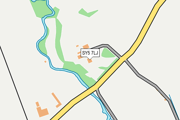 SY5 7LJ map - OS OpenMap – Local (Ordnance Survey)