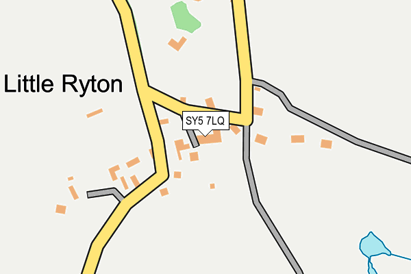 SY5 7LQ map - OS OpenMap – Local (Ordnance Survey)