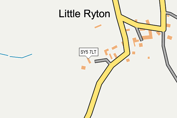 SY5 7LT map - OS OpenMap – Local (Ordnance Survey)
