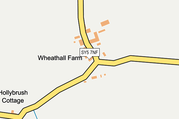 SY5 7NF map - OS OpenMap – Local (Ordnance Survey)