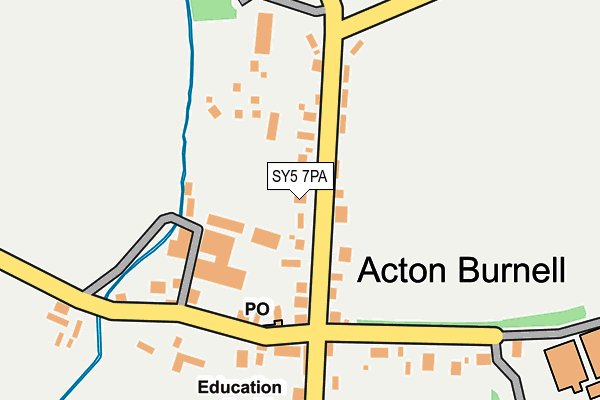SY5 7PA map - OS OpenMap – Local (Ordnance Survey)