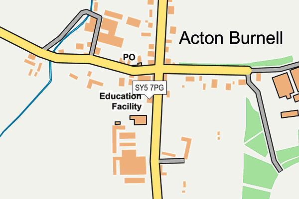 SY5 7PG map - OS OpenMap – Local (Ordnance Survey)