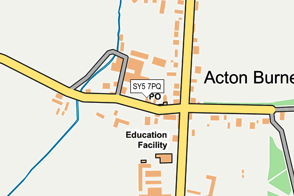 SY5 7PQ map - OS OpenMap – Local (Ordnance Survey)