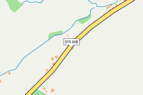 SY5 8AB map - OS OpenMap – Local (Ordnance Survey)