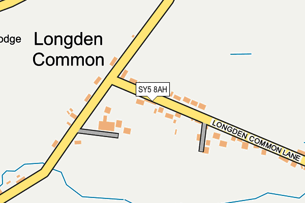 SY5 8AH map - OS OpenMap – Local (Ordnance Survey)