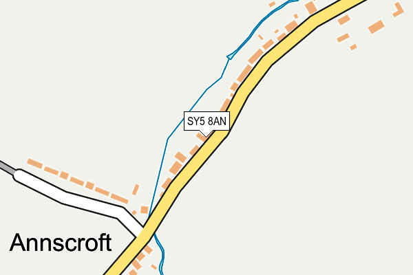 SY5 8AN map - OS OpenMap – Local (Ordnance Survey)